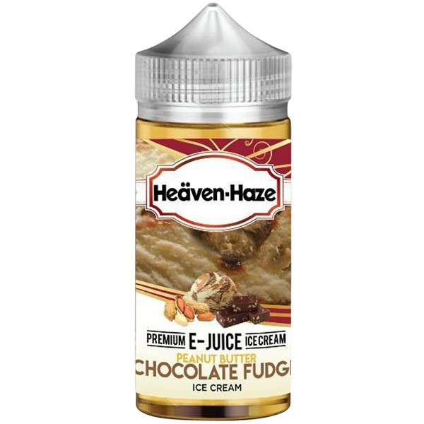 Peanut Butter Chocolate Fudge Ice Cream E Liquid 100ml by Heaven Haze