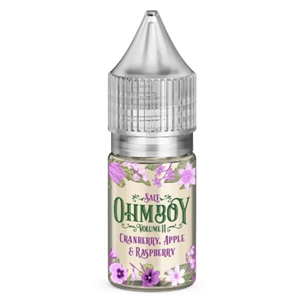 Cranberry, Apple & Raspberry Nic Salt E Liquid By Ohm Boy - 10ml