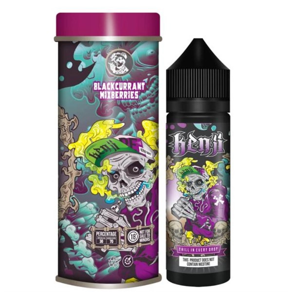Blackcurrant Mixberries E-Liquid 50ml Shortfill 0mg (3mg/60ml With Use Of Free Nic Shot Provided) By Kenji