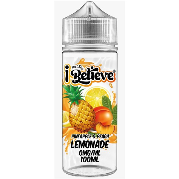 Pineapple & Peach Lemonade E Liquid 100ml Shortfill By Just Say I Believe