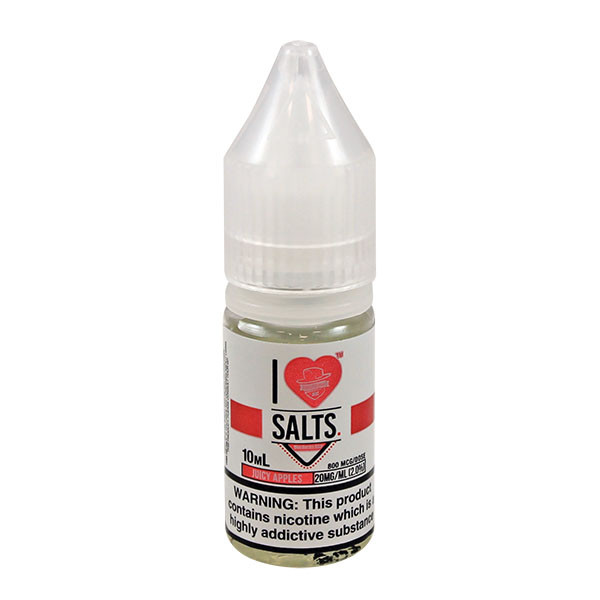 I Love Salts - Juicy Apples - 20mg Nic Salt E-Liquid - By Mad Hatter Juice