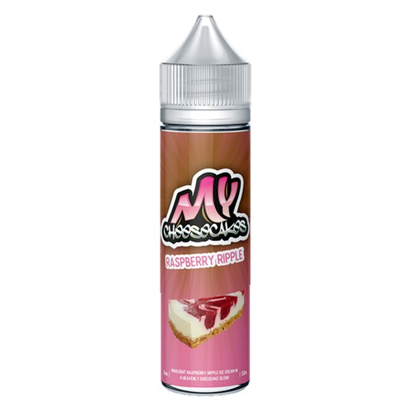 Raspberry Ripple Cheesecake E Liquid 50ml (Free Nic Shot Included) Shortfill by My E-Liquids