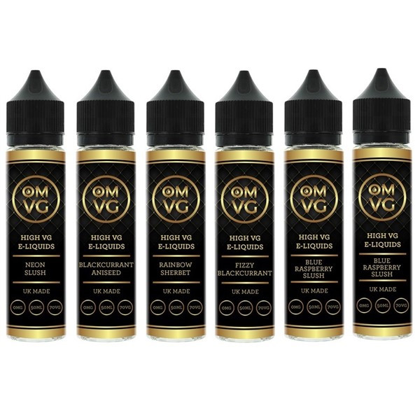 6 x 50ml OMVG High VG E Liquids Variety Pack £19.99