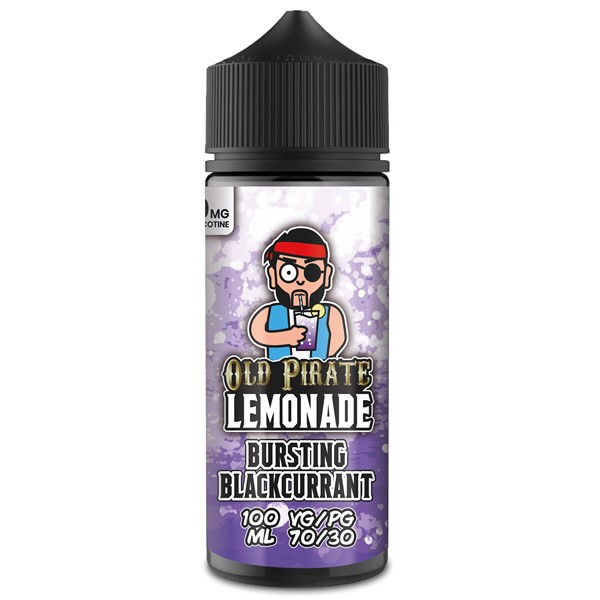 Bursting Blackcurrant E Liquid 100ml by Old Pirate Lemonade Series