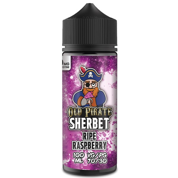 Ripe Raspberry E Liquid 100ml by Old Pirate Sherbet Series