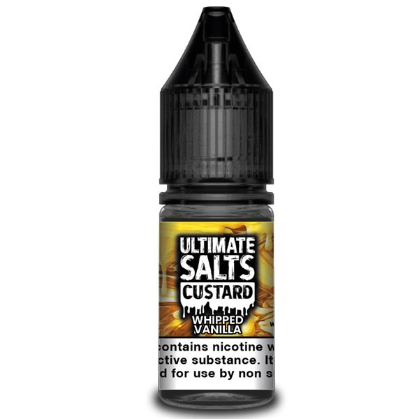 Whipped Vanilla Custard 10ml Nic Salt E Liquid By Ultimate Salts