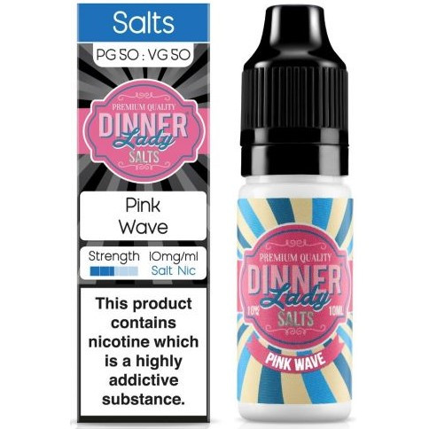 Pink Wave Nic Salt E Liquid 10ml By Dinner Lady