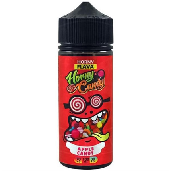 Apple Candy E Liquid 100ml by Horny Flava Candy Series (FREE NICOTINE SHOTS)