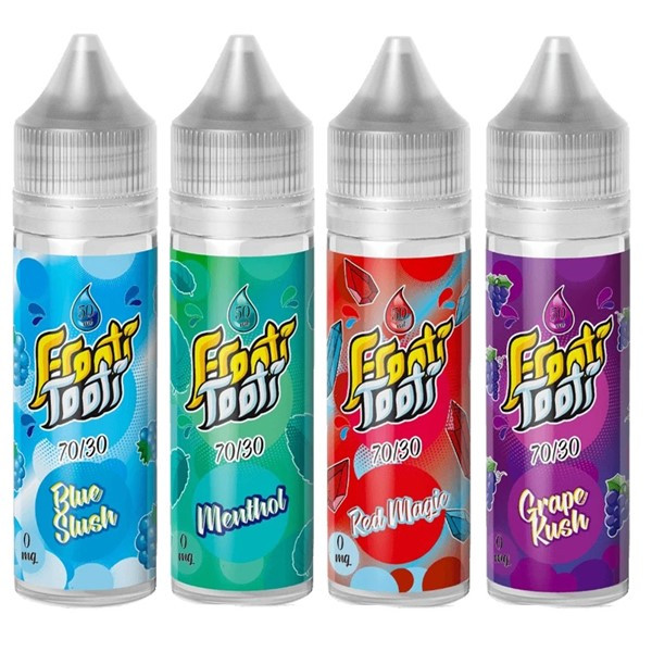 4 x 50ml UK Tooti Frooti High VG E Liquids