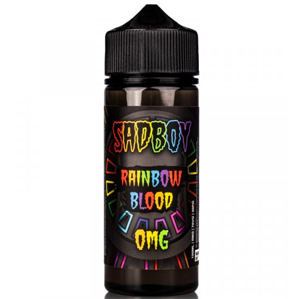 Rainbow Blood E Liquid 100ml Shortfill By Sadboy