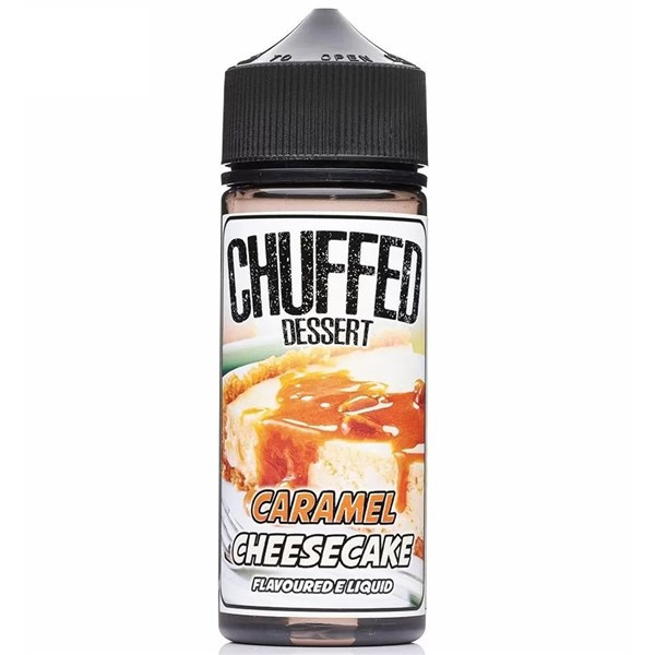 Caramel Cheesecake E Liquid 100ml by Chuffed £6.99 Free Nic Shots