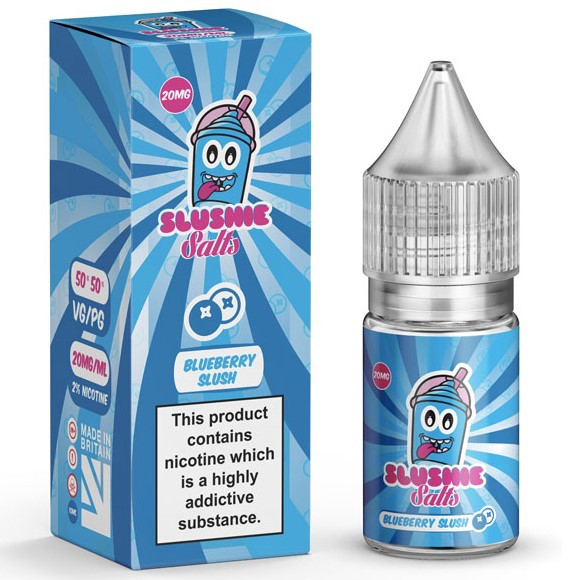 Blueberry Slush Nic Salt E Liquid 10ml By Slushie Salts