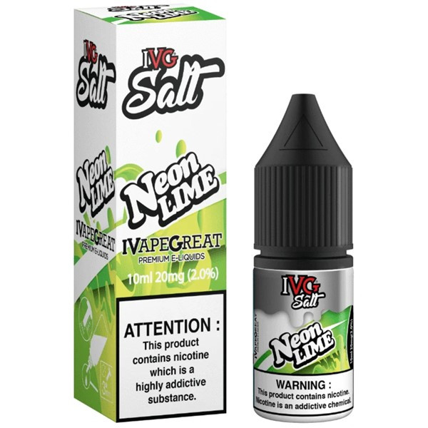 Neon Lime - I VG Salt - Nicotine Salts E Liquid - 10ML