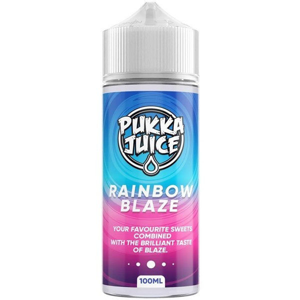 Rainbow Blaze E Liquid 100ml Shortfill by Pukka Juice