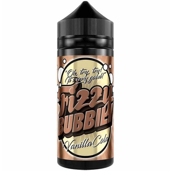 Vanilla Cola E Liquid 100ml (120ml with 2 x 10ml nicotine shots to make 3mg) Shortfill by Fizzy Bubbily