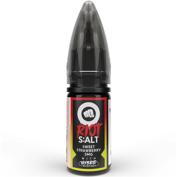 Sweet Strawberry Hybrid Salt E Liquid 10ml by Riot Squad