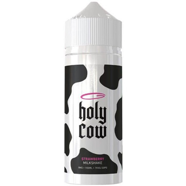 Strawberry Milkshake E Liquid 100ml By Holy Cow