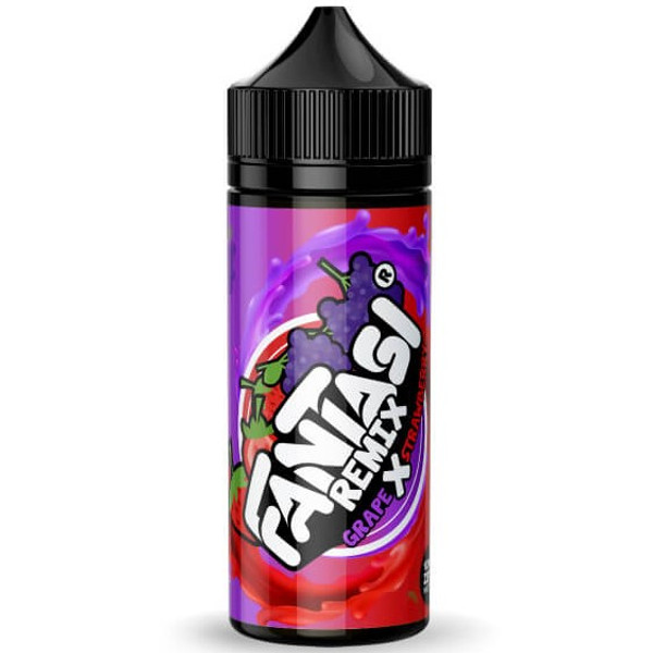 Grape X Strawberry Remix E Liquid 100ml by Fantasi UK Grape X Strawberry Remix E Liquid 100ml by Fantasi UK