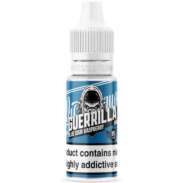 Blue Sour Raspberry Nic Salt E Liquid 10ml by Guerrilla Bar