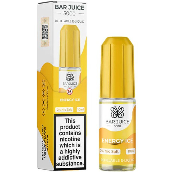 Energy Ice Nic Salt E Liquid 10ml by Bar Juice 5000