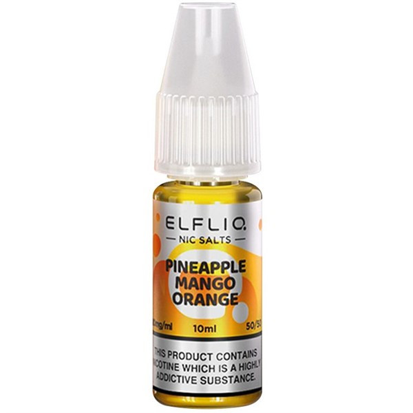 Pineapple Mango Orange Nic Salt E Liquid 10ml By Elf Bar Elfliq