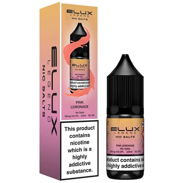 Pink Lemonade Nic Salt E Liquid 10ml By Elux Legend