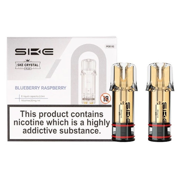 Blueberry Raspberry SKE Crystal Plus Pods (Twin Pack)