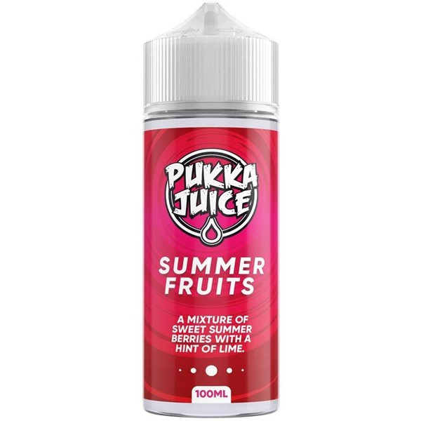 Summer Fruits E Liquid 100ml Shortfill by Pukka Juice