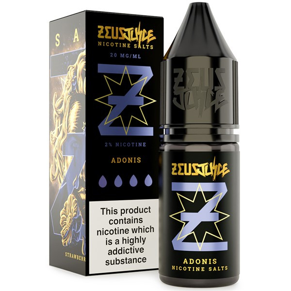 Adonis Nic Salt E Liquid 10ml by Zeus Juice