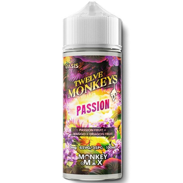 Passion E Liquid 100ml By Twelve Monkeys Oasis