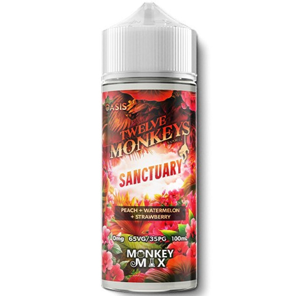 Sanctuary E Liquid 100ml By Twelve Monkeys Oasis