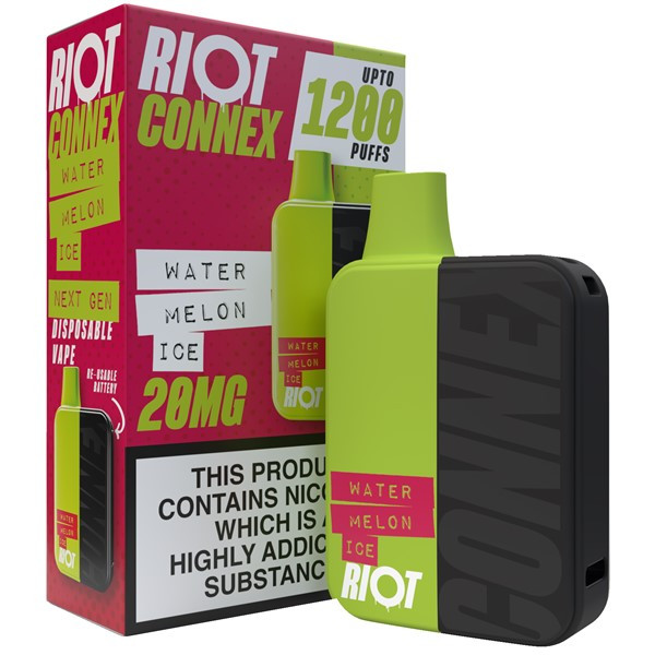 Watermelon Ice Riot Connex 1200 Puff Pod Kit