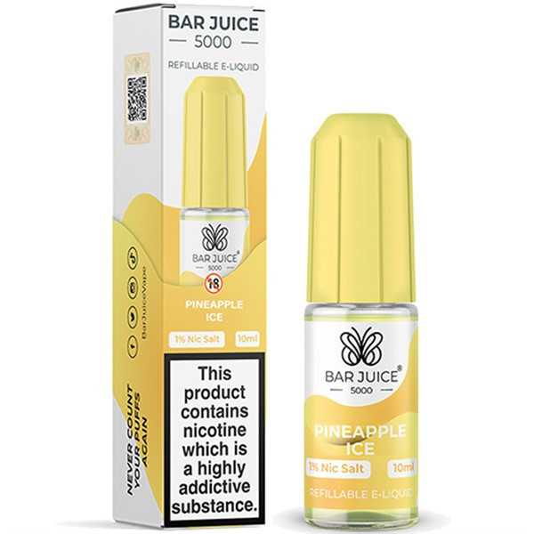 Pineapple Ice Nic Salt E Liquid 10ml by Bar Juice 5000