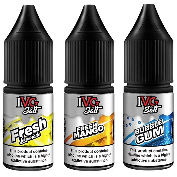 10 Pack of IVG Nic Salt E Liquids (Expired Stock)
