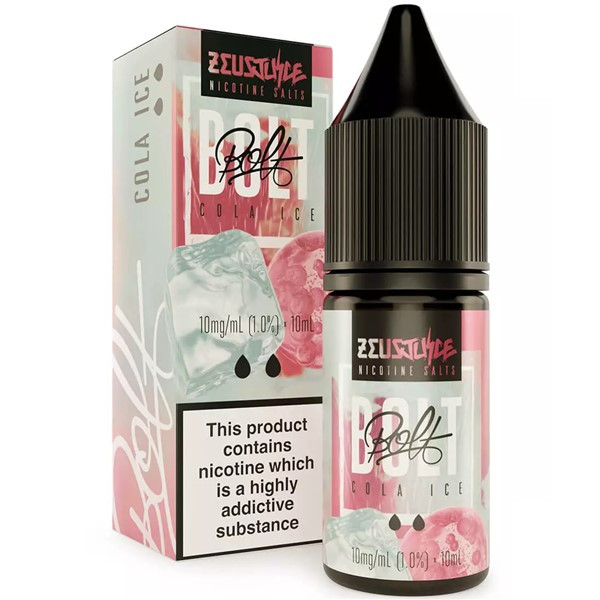 Cola Ice Nic Salt E Liquid 10ml by Bolt