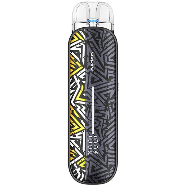 Graffiti Grey Aspire Pixo Aura Pod Vape Kit