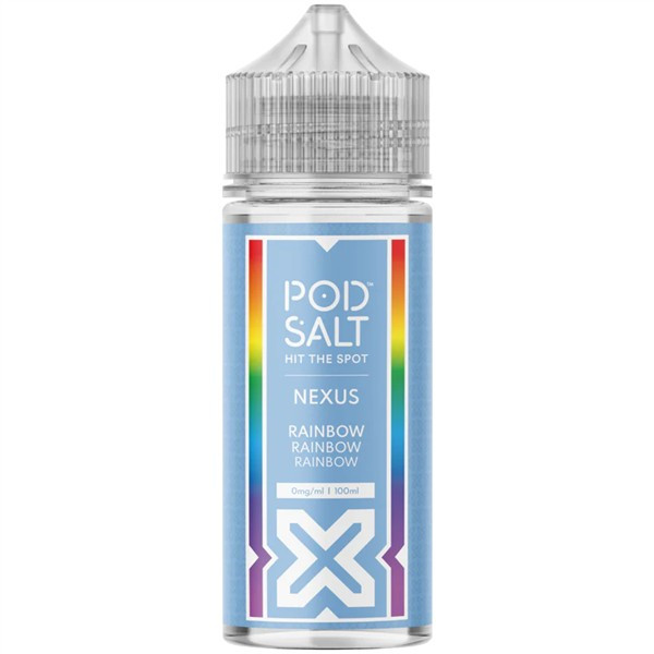 Rainbow E Liquid 100ml Shortfill by Pod Salt Nexus Rainbow E Liquid 100ml Shortfill by Pod Salt Nexus