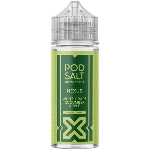 White Grape Cucumber Apple E Liquid 100ml Shortfill by Pod Salt Nexus