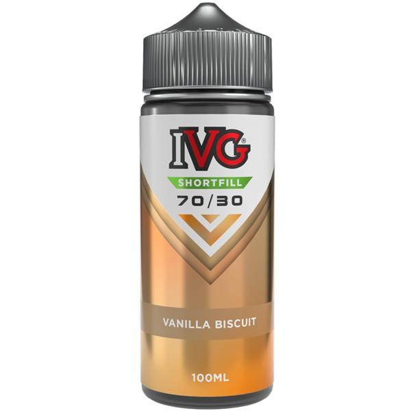 IVG Vanilla Biscuit Shortfill E Liquid 100ml