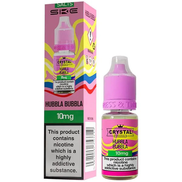 SKE Crystal Hubbla Bubbla Nic Salt E Liquid 10ml
