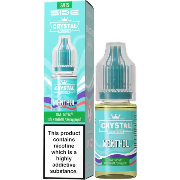 SKE Crystal Menthol Nic Salt E Liquid 10ml