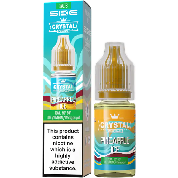 SKE Crystal Pineapple Ice Nic Salt E Liquid 10ml