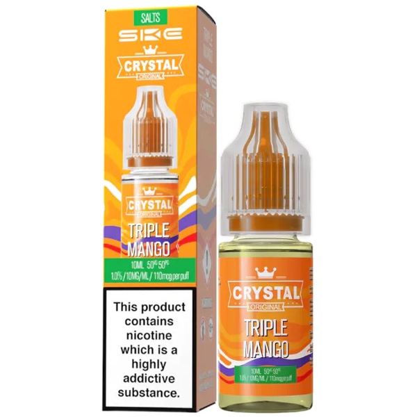 SKE Crystal Triple Mango Nic Salt E Liquid 10ml 