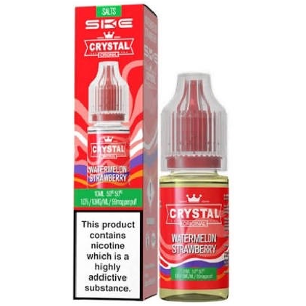 SKE Crystal Watermelon Strawberry Nic Salt E Liquid 10ml 