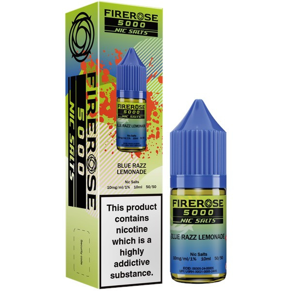 Elux Firerose 5000 Blue Razz Lemonade Nic Salt E Liquid 10ml