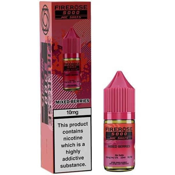 Elux Firerose Mixed Berries Nic Salt E Liquid 10ml