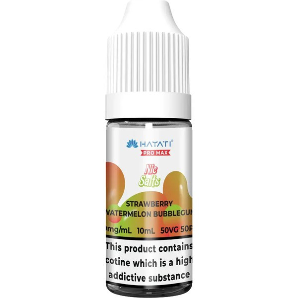 Strawberry Watermelon Bubblegum Nic Salt E Liquid 10ml By Hayati Pro Max