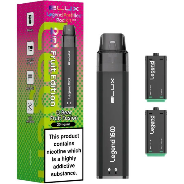 Fruit Edition Elux Legend 1500 2in1 Prefilled Pod Vape Kit