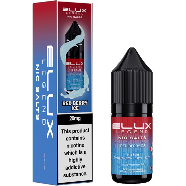 Red Berry Ice Nic Salt E Liquid 10ml By Elux Legend