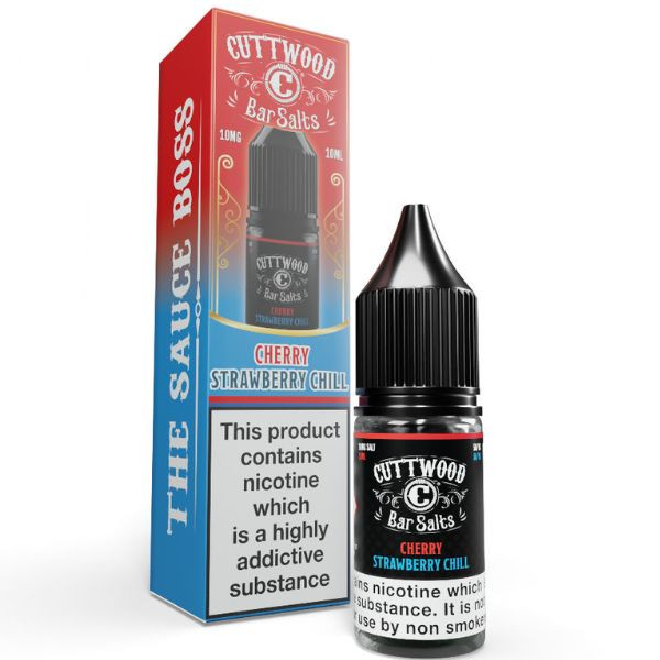 Cuttwood Bar Salts Cherry Strawberry Chill Nic Salt E Liquid 10ml